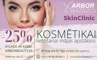 ArborBeauty SkinClinic precēm -25% atlaides kods