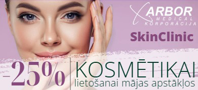 ArborBeauty SkinClinic precēm -25% atlaide